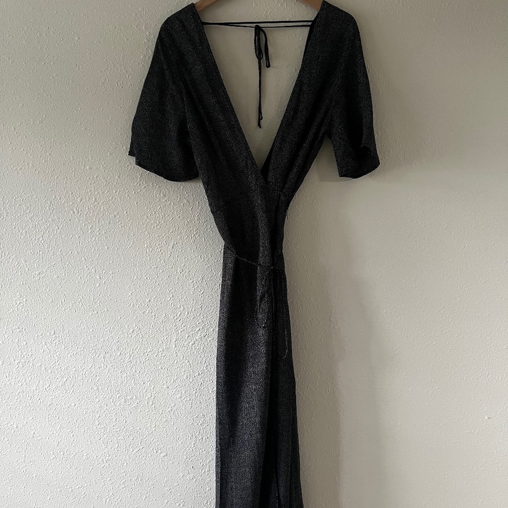 Whimsy + Row backless wrap dress